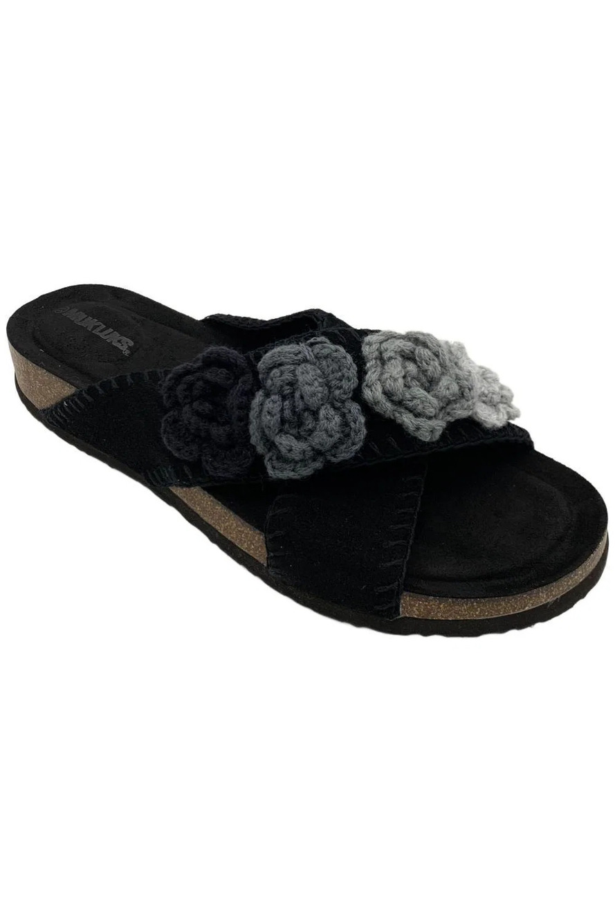 MUK LUKS Women's Penelope Sandal Black - Medium